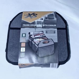 Trunk Organizer with Cooler - Gray